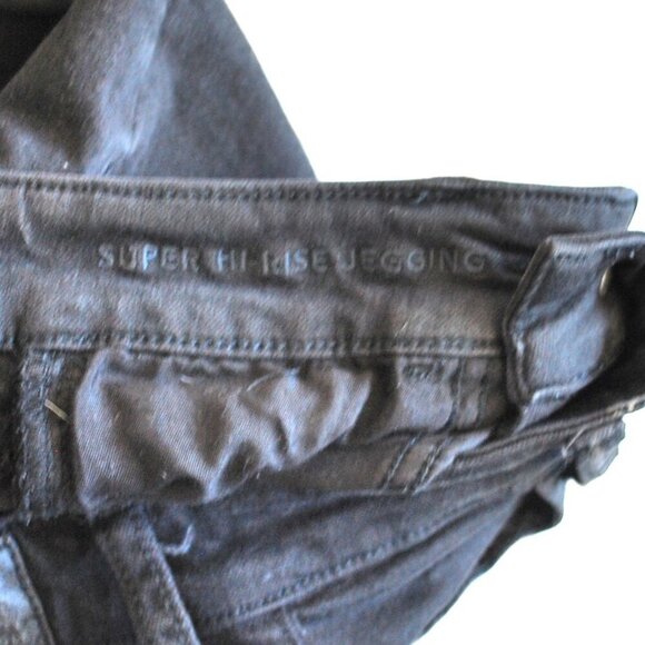 American Eagle Distressed Next Leven Stretch Super Hi Rise Jegging Jeans 000 - Picture 8 of 10